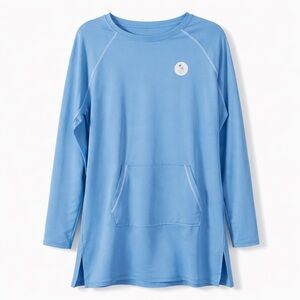 Sky Blue Long Sleeve Women's Top